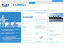Tablet Screenshot of dods-training.com